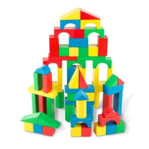 100 Wood Blocks Set