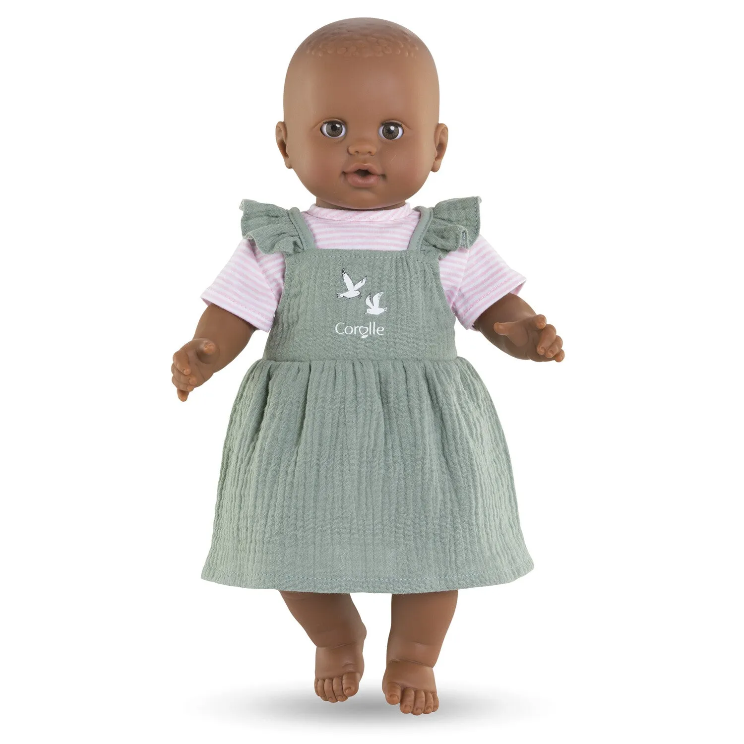 12" Ruffle Trim Dress & T-Shirt in Loire Riverside