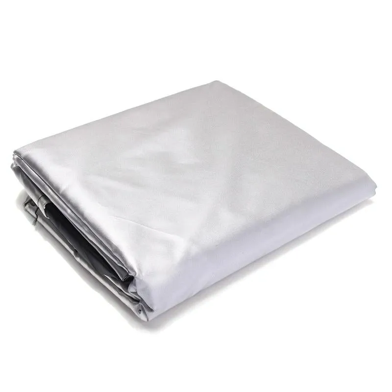 244x244x90cm Waterproof & Dustproof Cover for Bathtub | Swimming Pool Table & Chair | Protects from Falling Leaves | Black