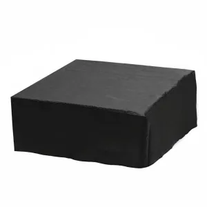 244x244x90cm Waterproof & Dustproof Cover for Bathtub | Swimming Pool Table & Chair | Protects from Falling Leaves | Black