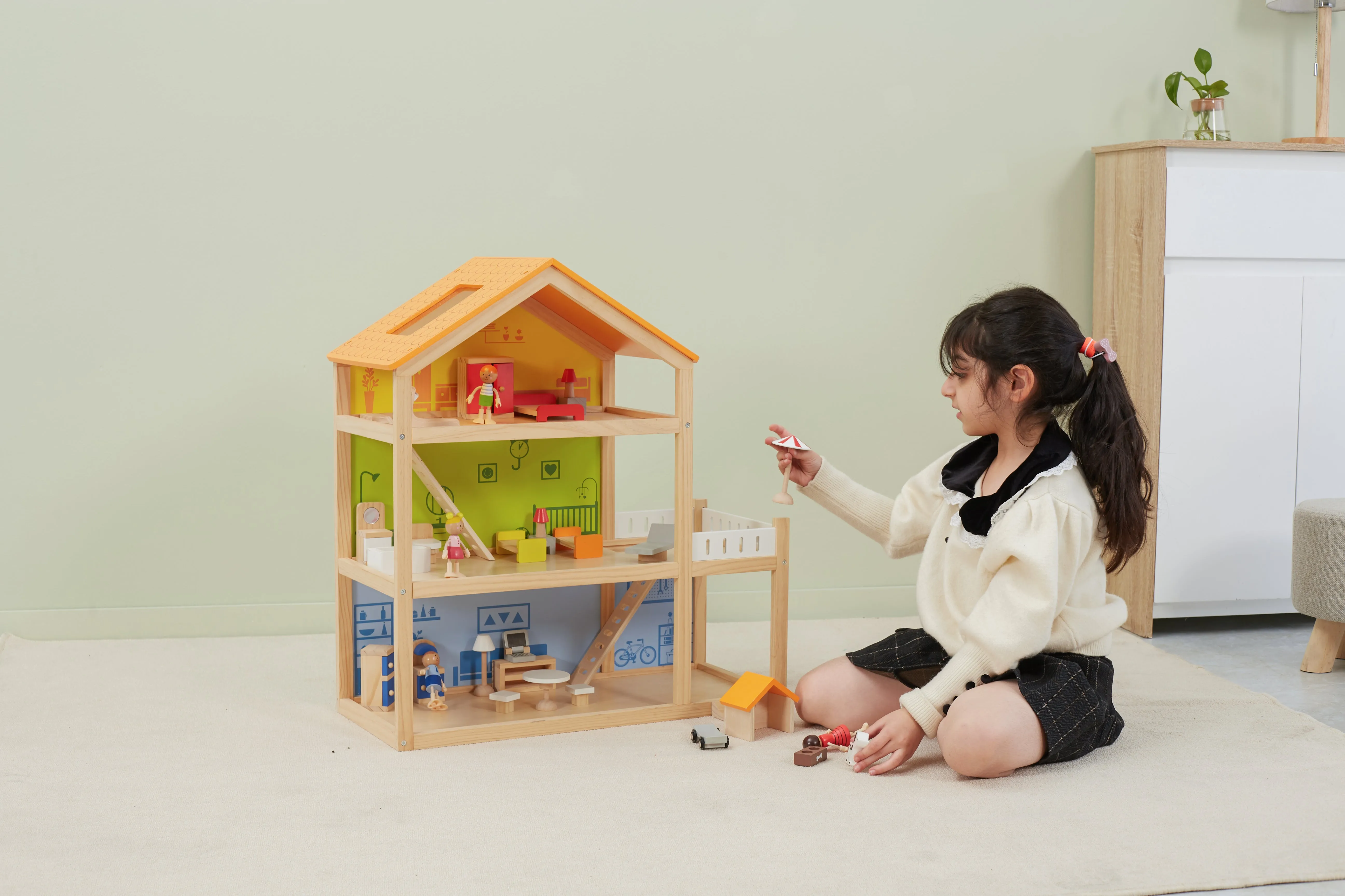 3-Storey Wooden House