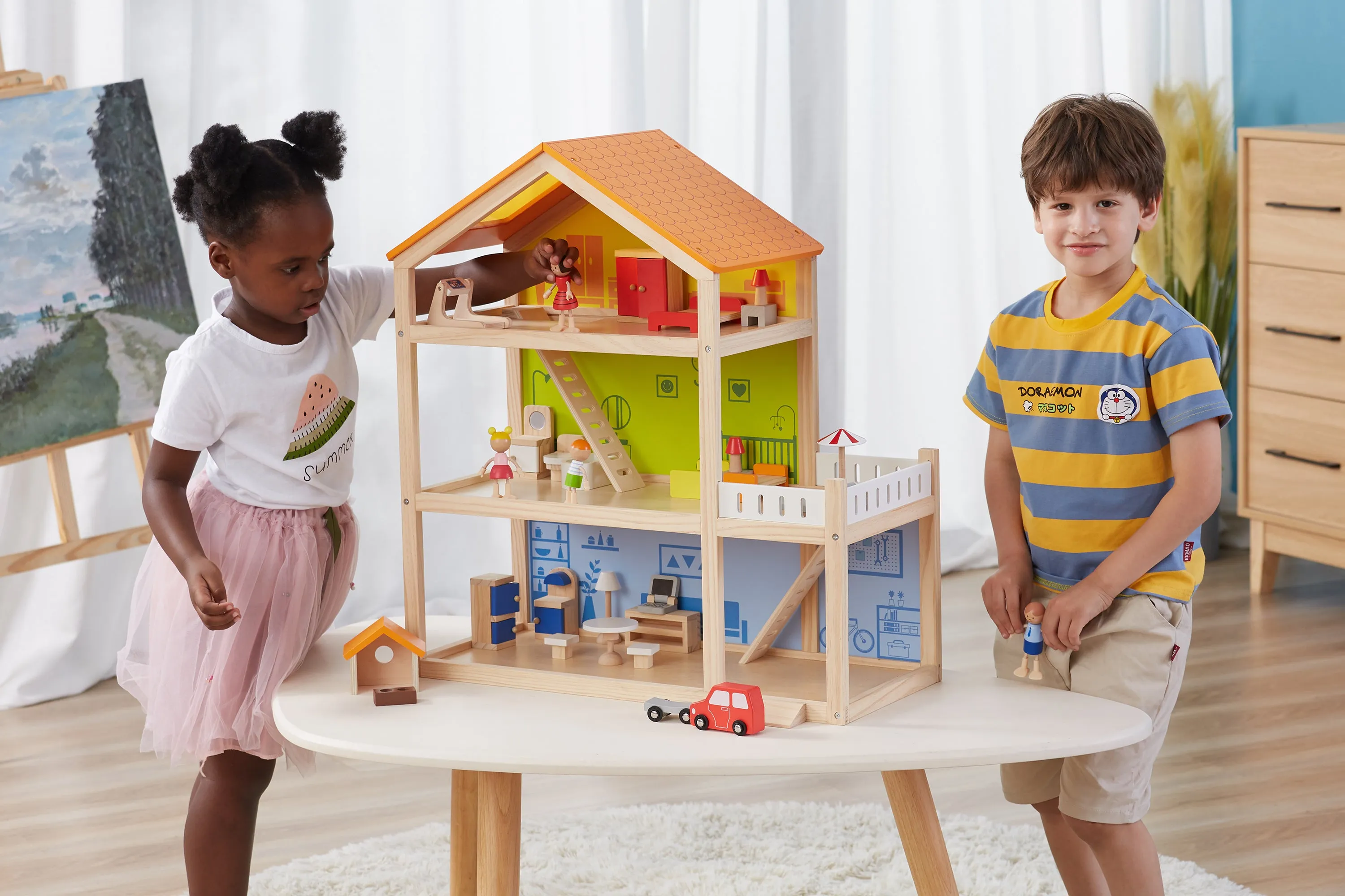3-Storey Wooden House