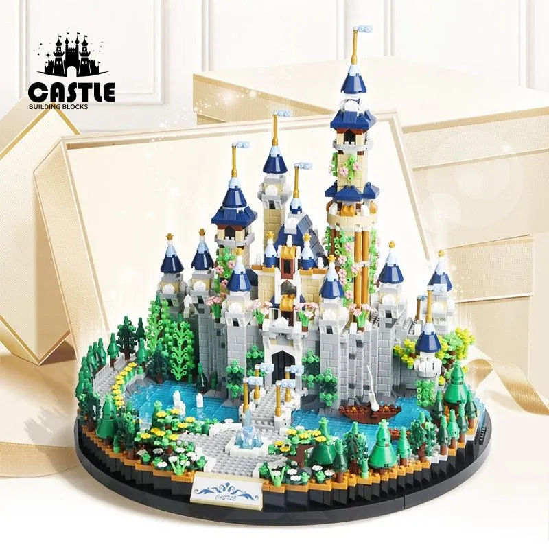 3600PCS Creative Fairy Castle Building Blocks