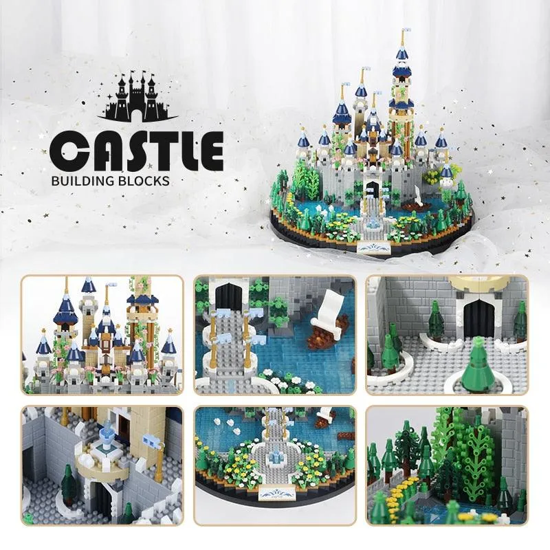 3600PCS Creative Fairy Castle Building Blocks