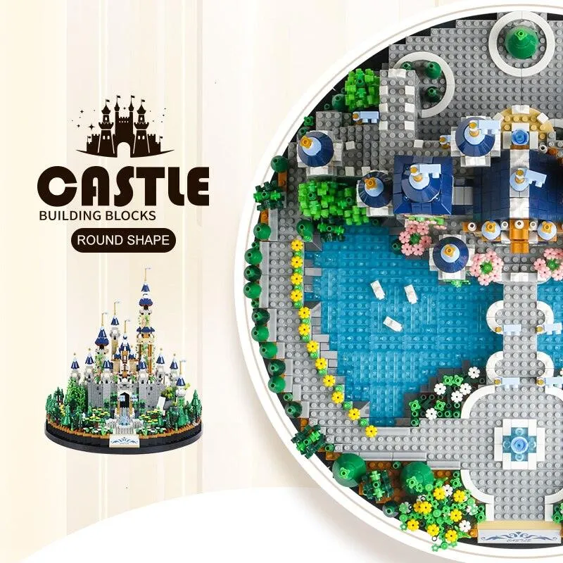 3600PCS Creative Fairy Castle Building Blocks