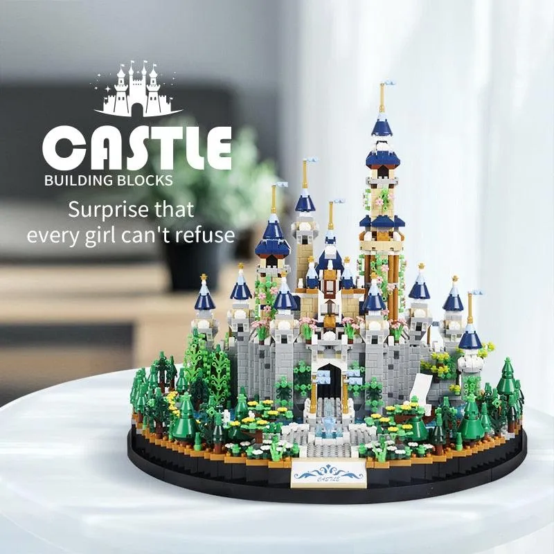 3600PCS Creative Fairy Castle Building Blocks