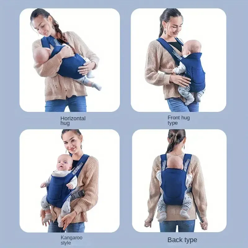 4-in-1 Breathable Baby Carrier Backpack - Comfort & Support