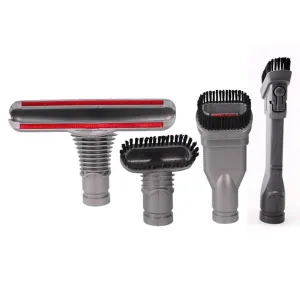 4-Piece Wireless Vacuum Cleaner Brush Head Set | For Dyson V6