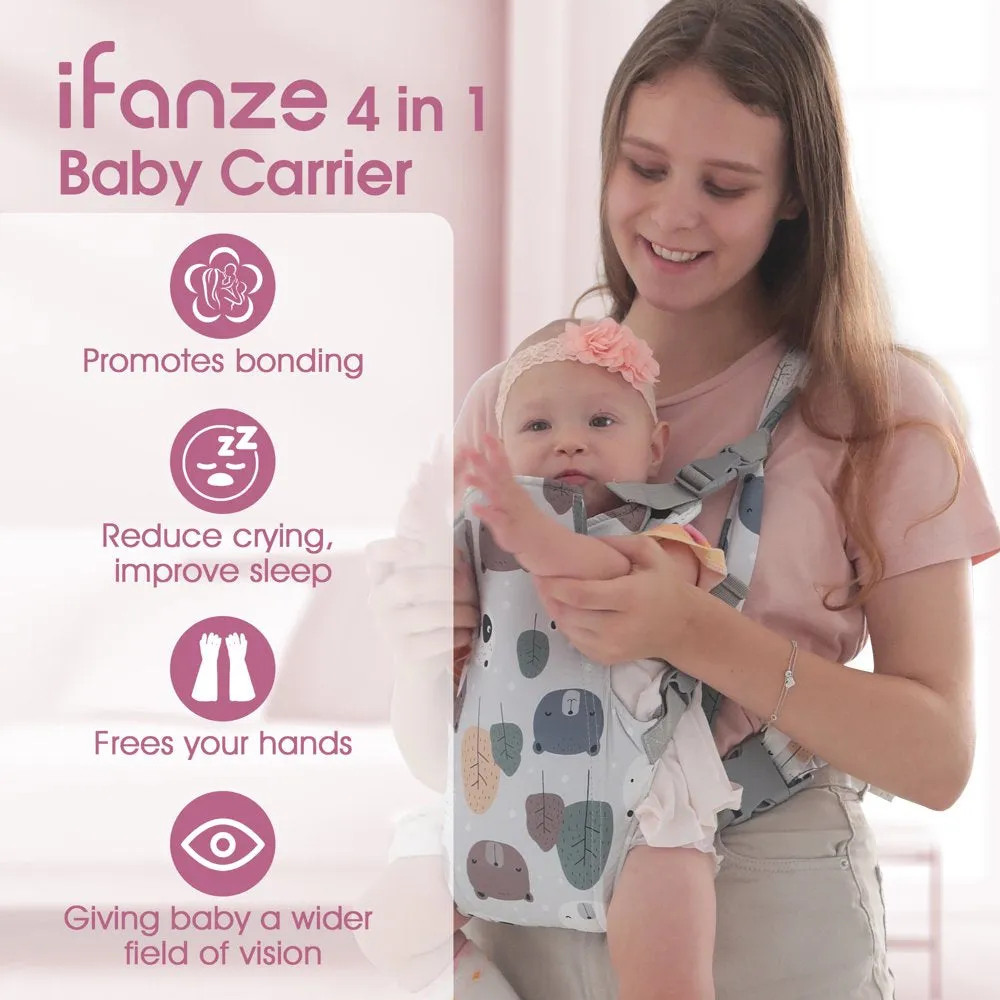 4in1 Baby Carrier, Ergonomic Baby Carrier Backpack