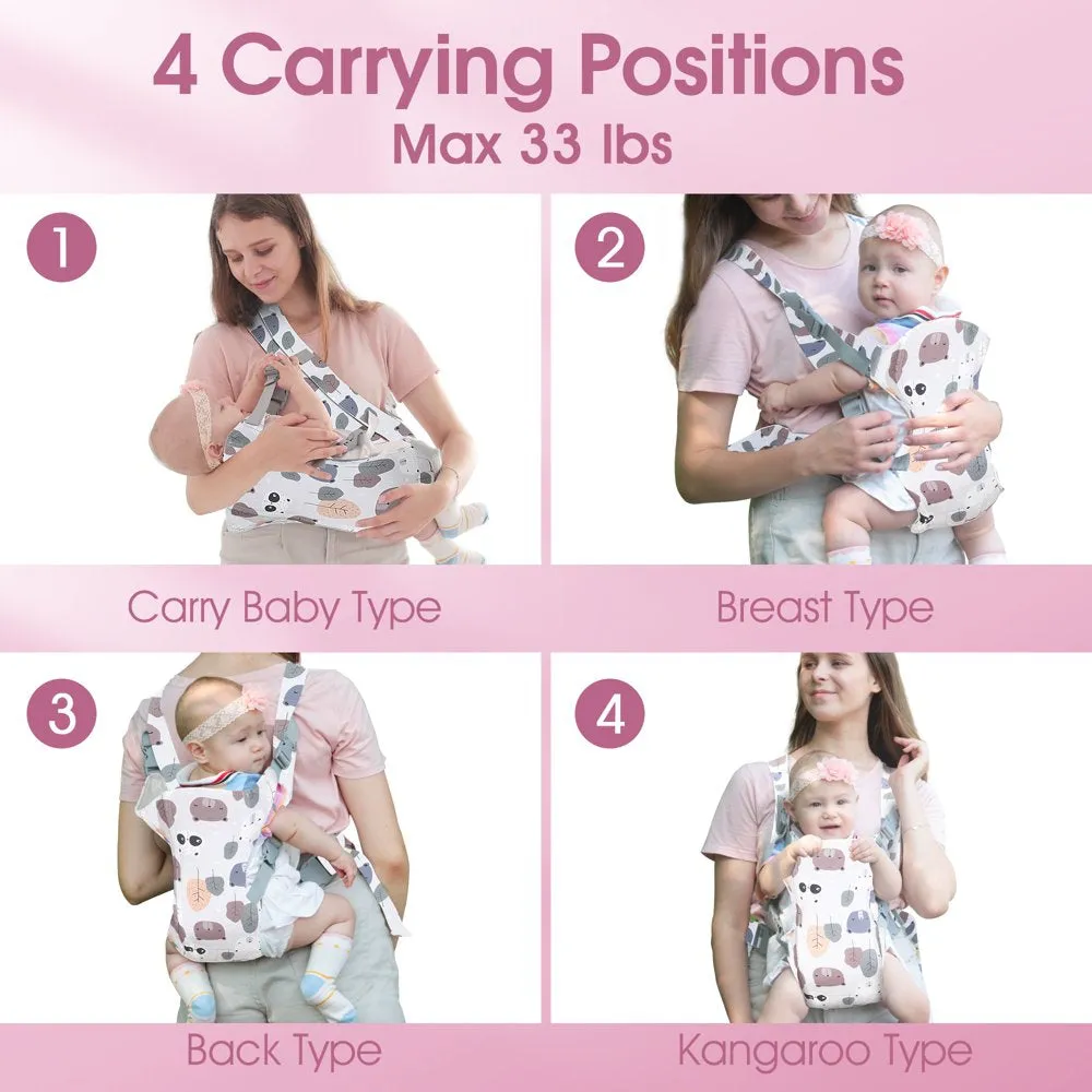 4in1 Baby Carrier, Ergonomic Baby Carrier Backpack