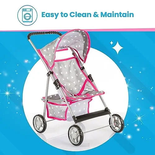 A.b.s. By Allen Schwartz Baby Doll Carriage Home Dark Grey 14.37 to 25.20 Inches