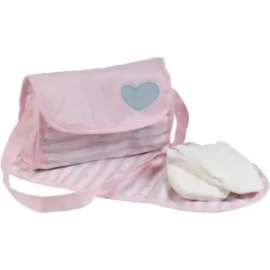 Adora - Baby Doll Diaper Bag, Includes Changing Mat and 2 Doll Diapers, Classic Pastel Pink