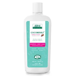 Aleva Naturals® Cocoberry™ Toddler & Kids Shampoo & Body Wash - 480ml