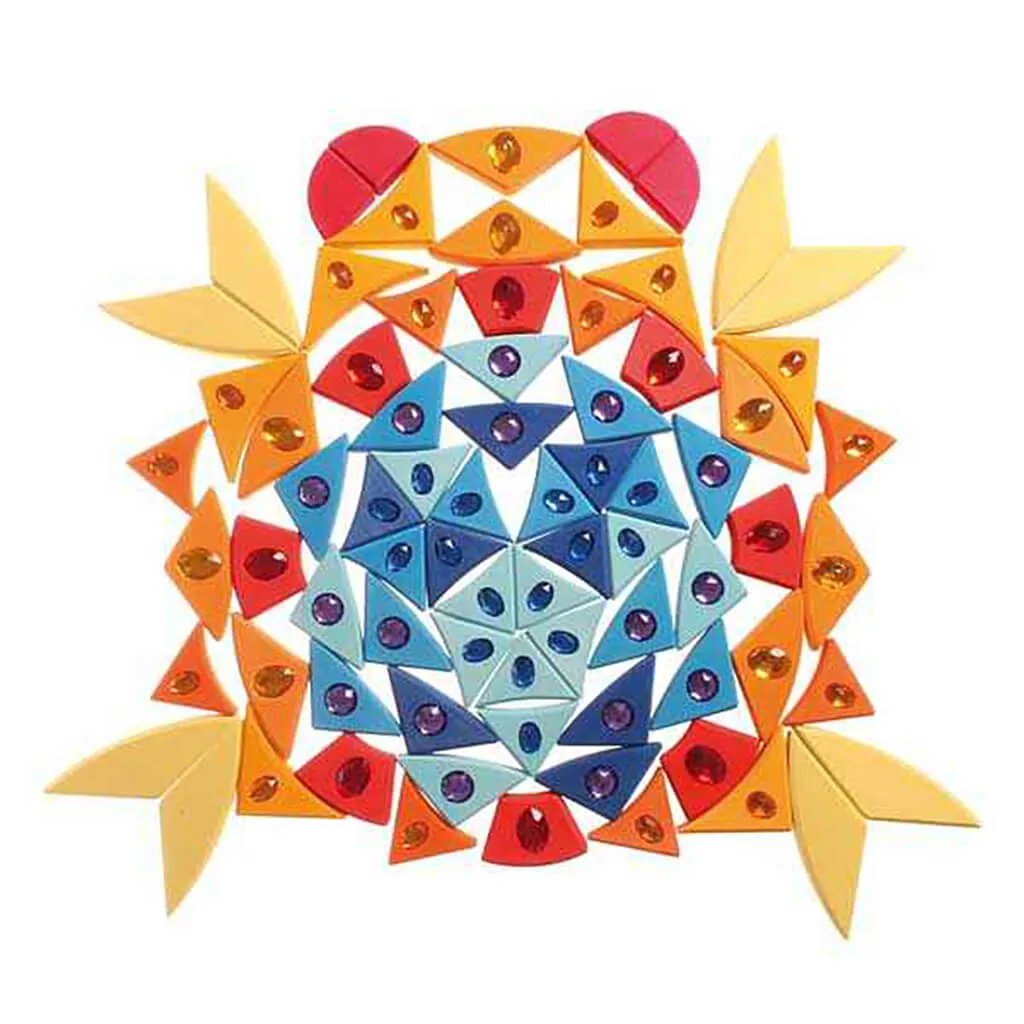 Authentic Grimm's Creative Puzzle Sparkling Mandala Sun