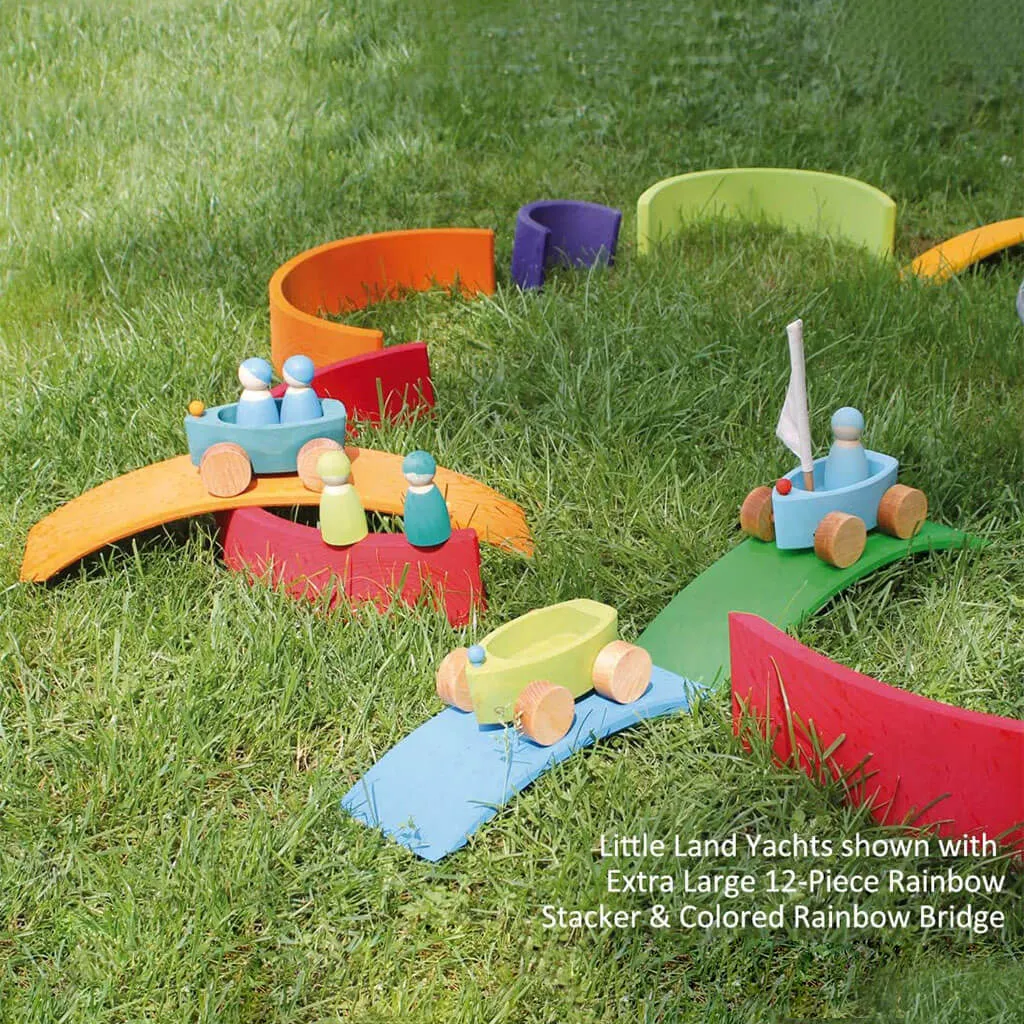 Authentic Grimm's Little Land Yachts Set of 4
