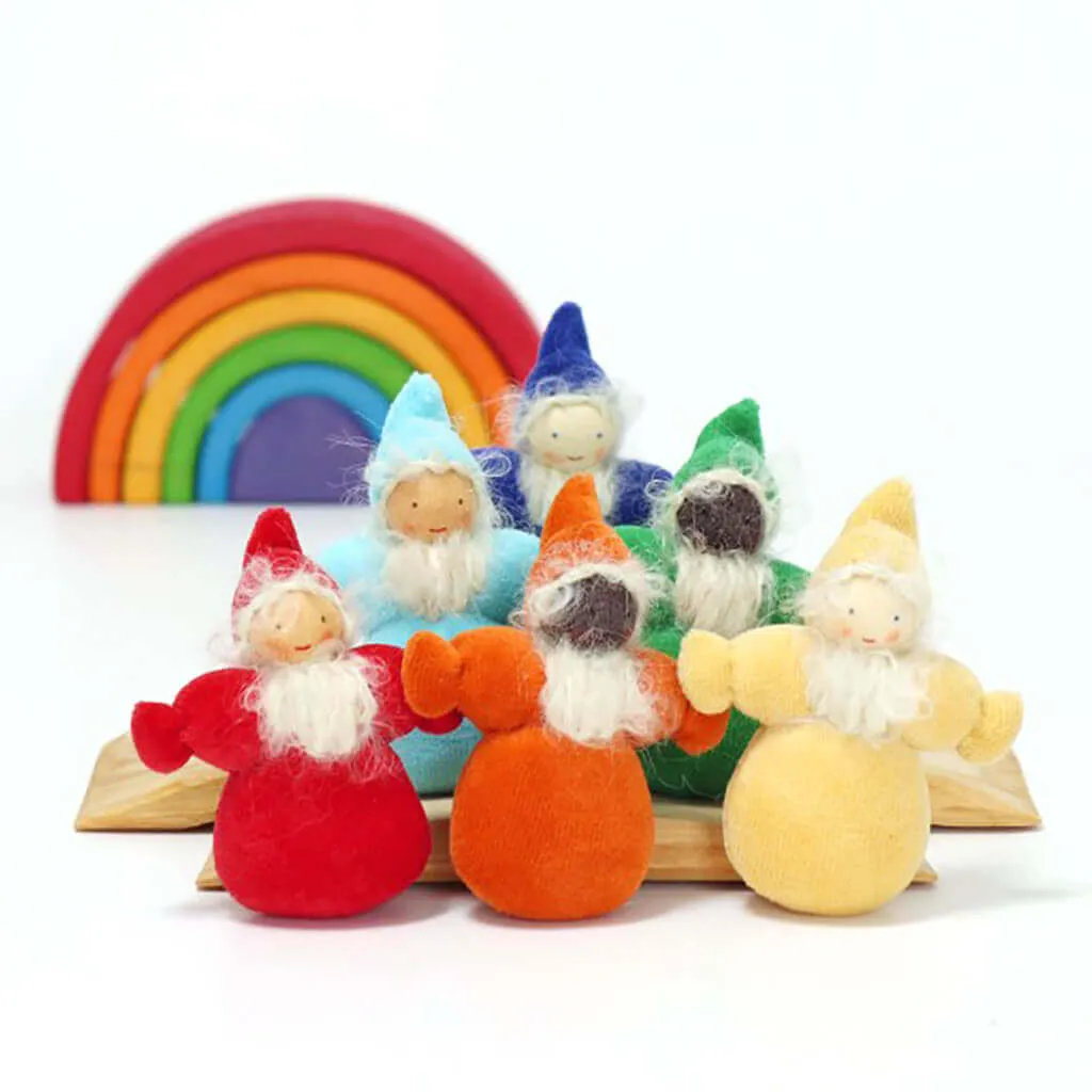 Authentic Grimm's Rainbow Dwarfs Dolls