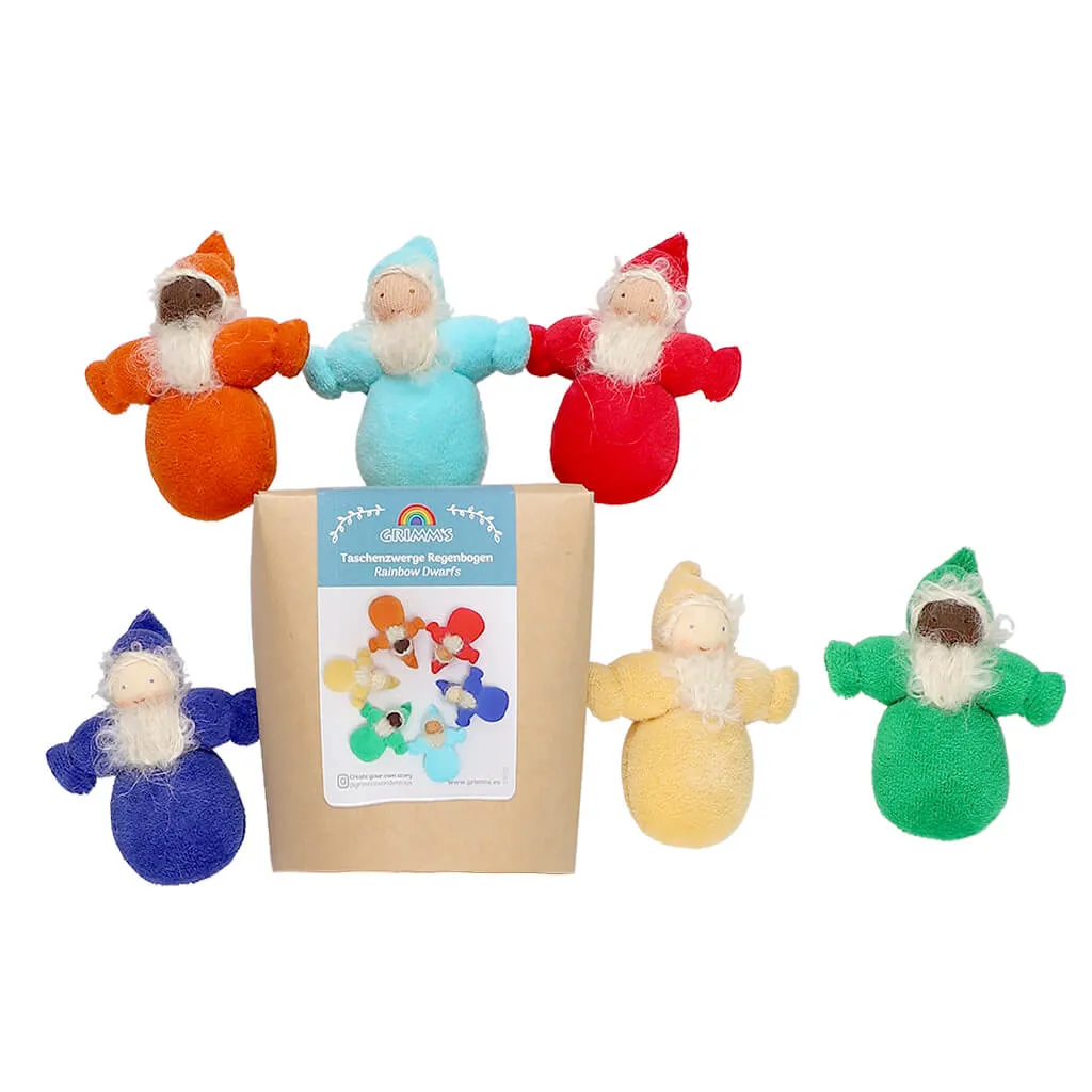 Authentic Grimm's Rainbow Dwarfs Dolls