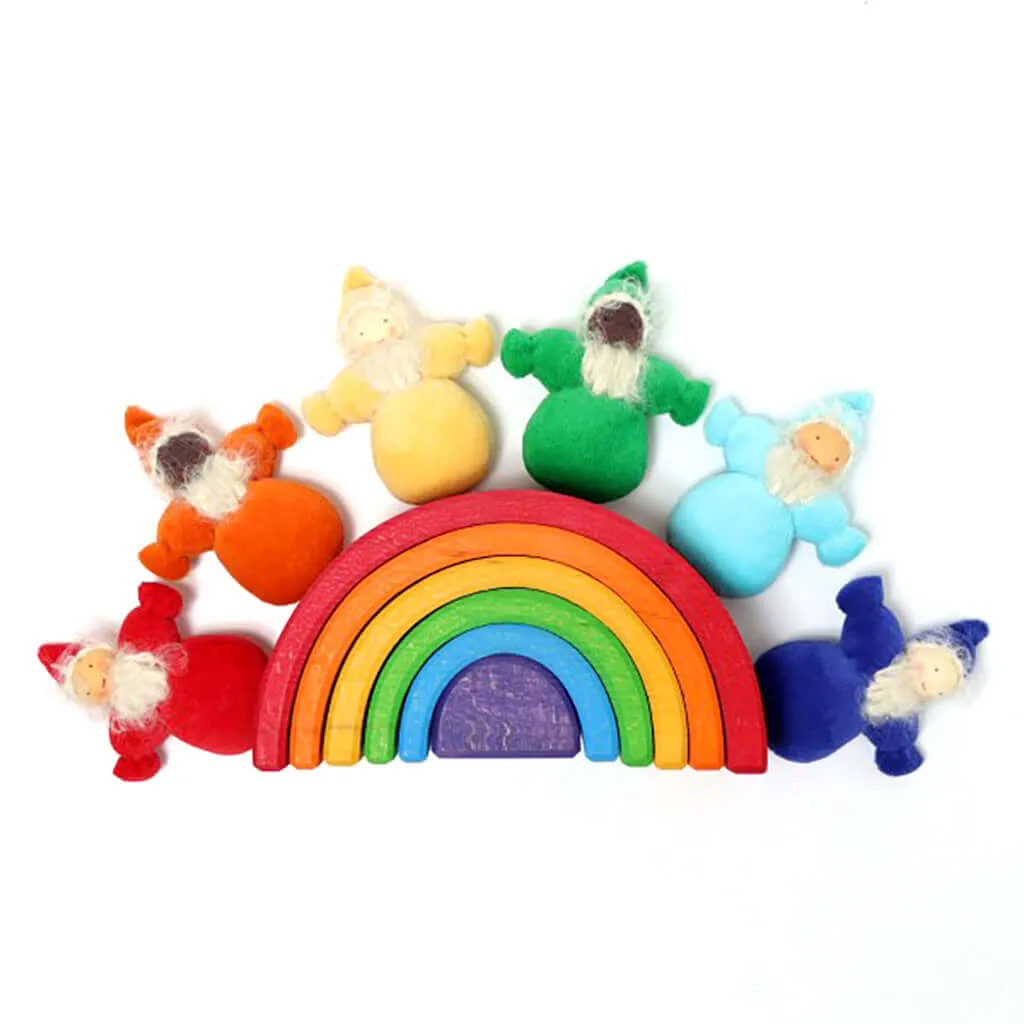 Authentic Grimm's Rainbow Dwarfs Dolls