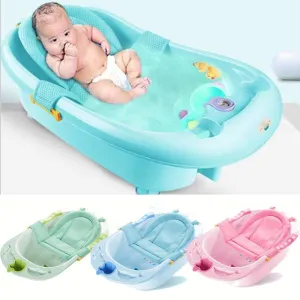 Baby Bath Net Tub Security Support Child Shower Care for Newborn Adjustable Safety Net Cradle Sling Mesh