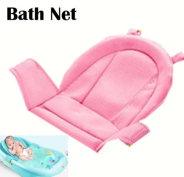 Baby Bath Net Tub Security Support Child Shower Care for Newborn Adjustable Safety Net Cradle Sling Mesh