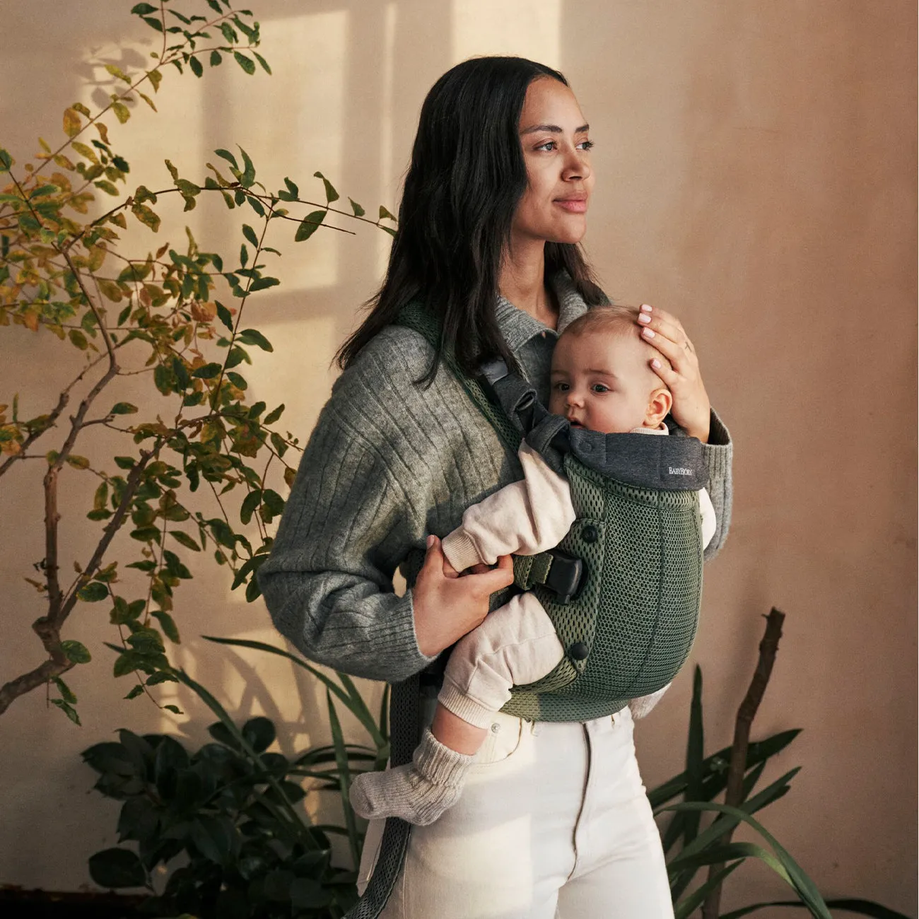 Baby Carrier Harmony - Dark Green Mesh