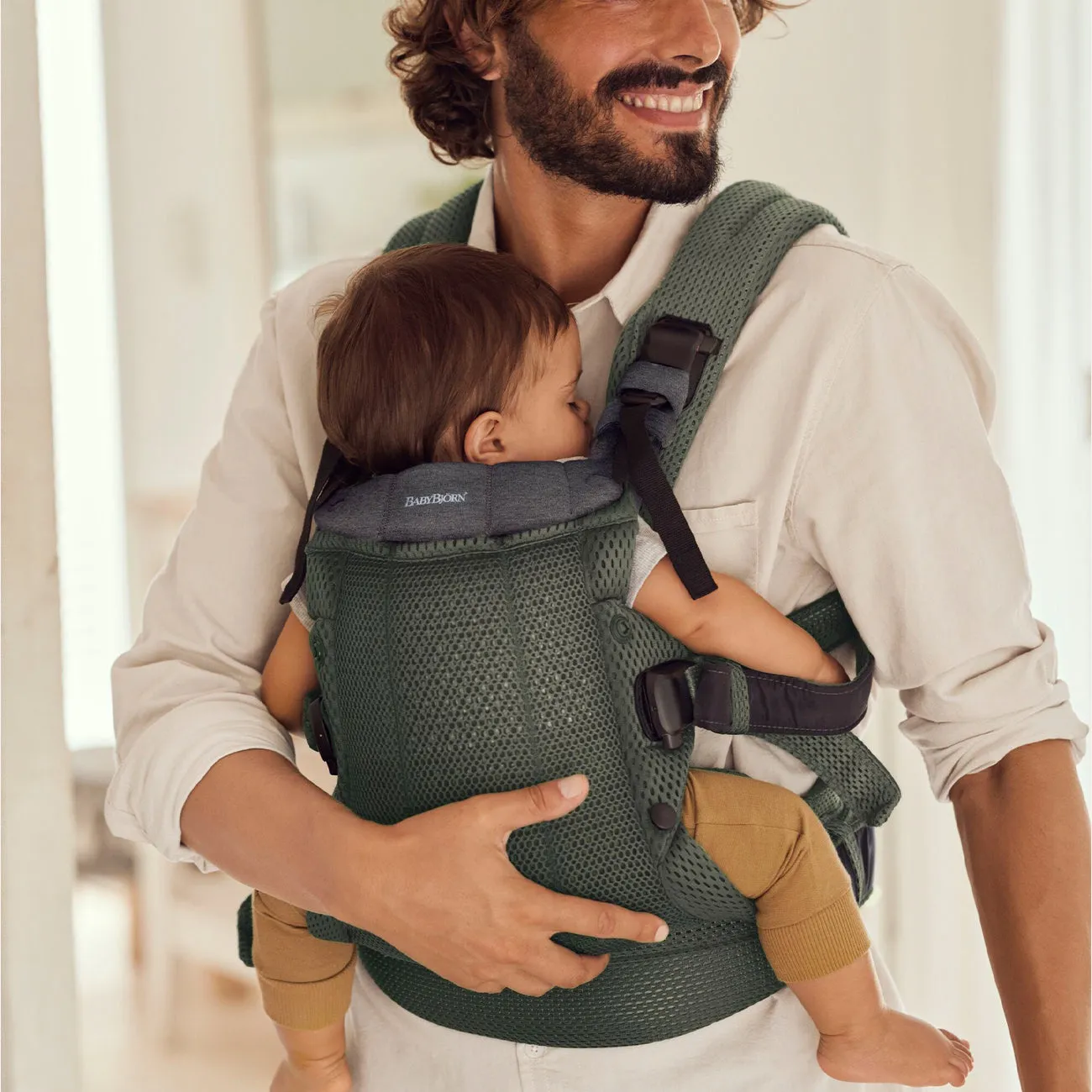 Baby Carrier Harmony - Dark Green Mesh