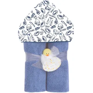 Baby Jar Hooded Towel in Game Day