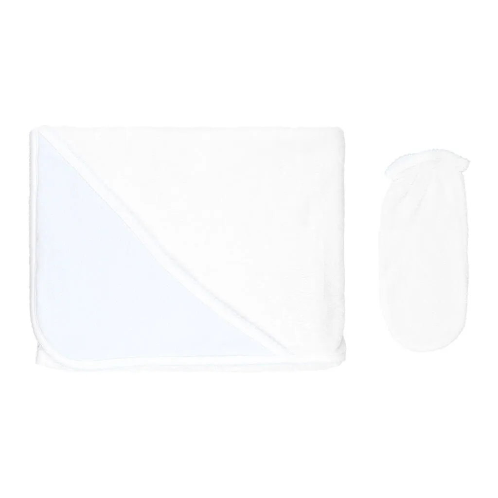 Basic Dots Towel Blue/White
