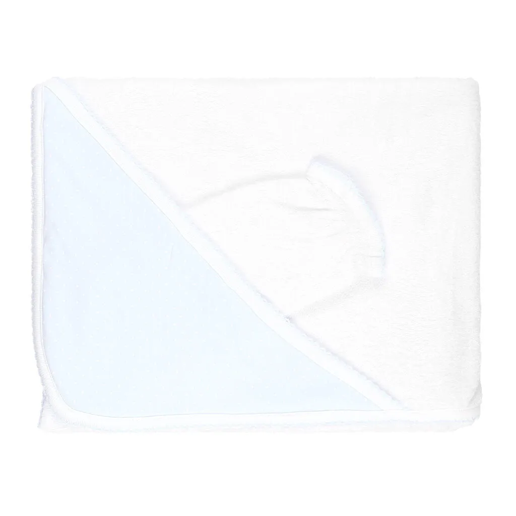 Basic Dots Towel Blue/White