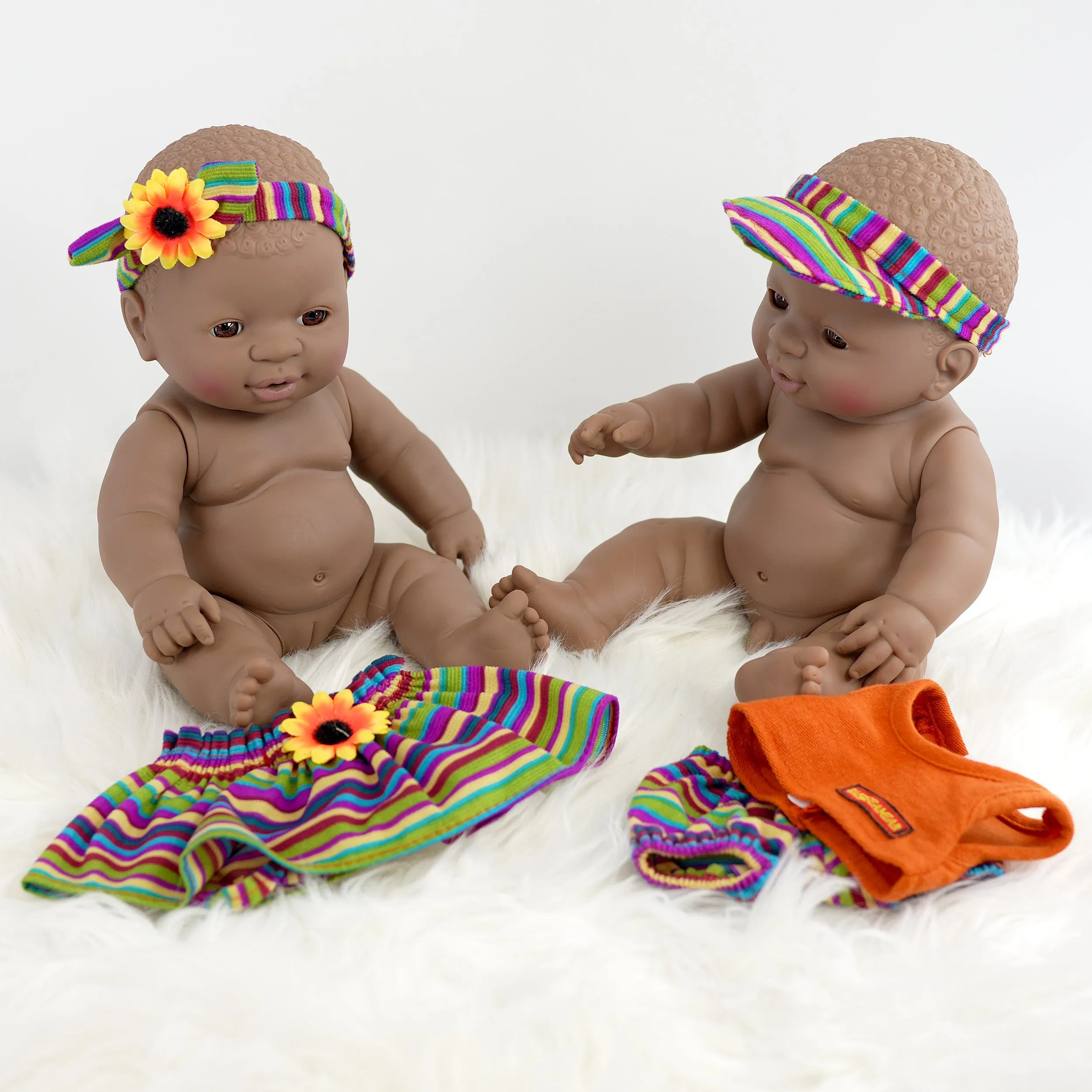 BiBI Black Twin Dolls (30 cm / 12")