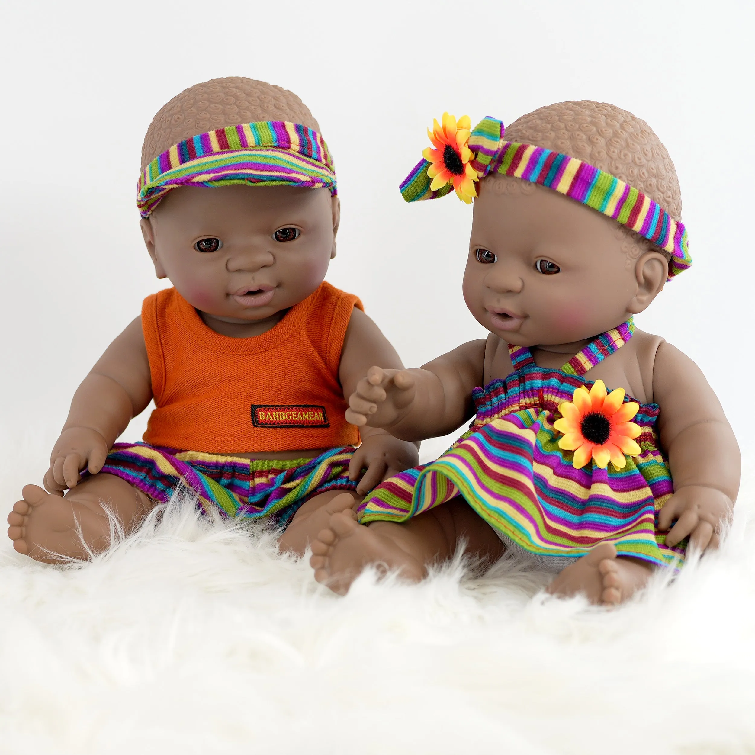BiBI Black Twin Dolls (30 cm / 12")