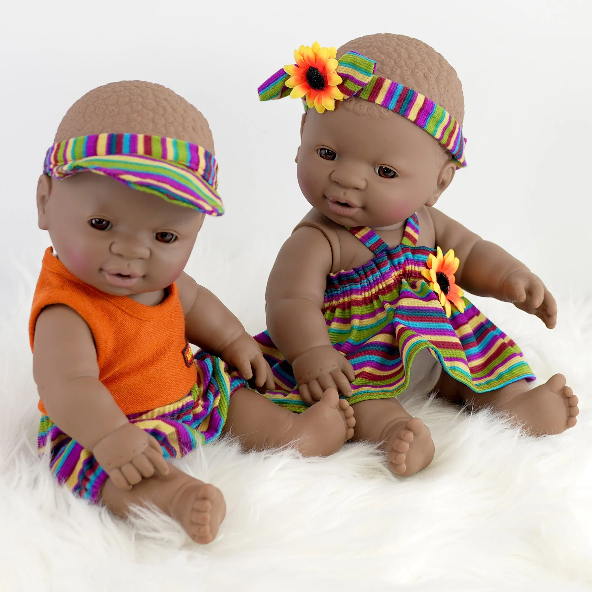 BiBI Black Twin Dolls (30 cm / 12")