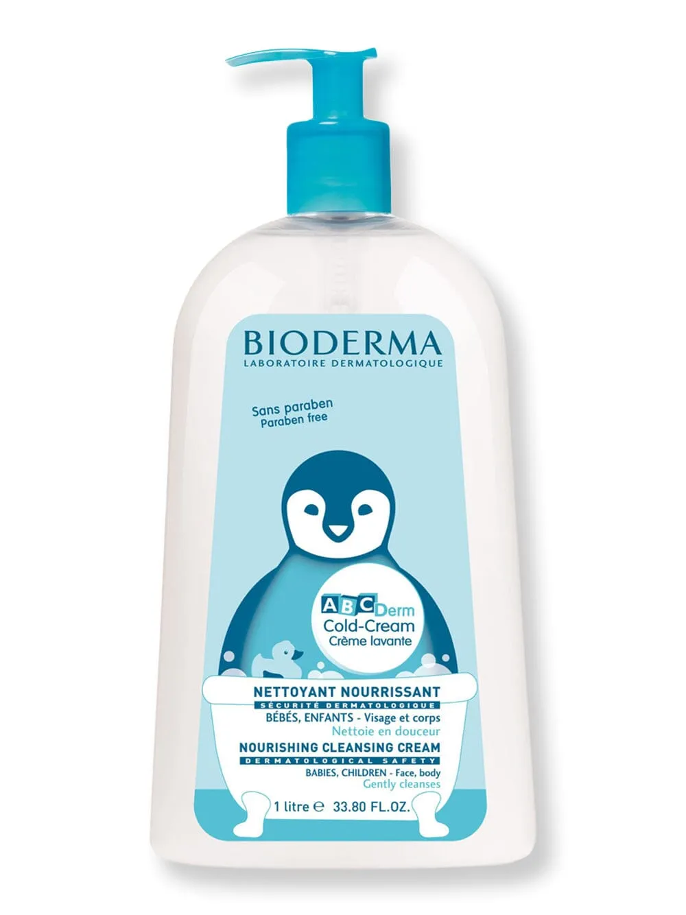 Bioderma ABCDerm Cold Cream Cleansing Cream 33.4 fl oz1 L
