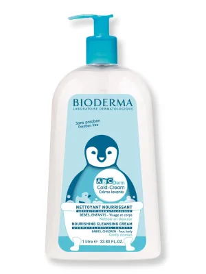 Bioderma ABCDerm Cold Cream Cleansing Cream 33.4 fl oz1 L