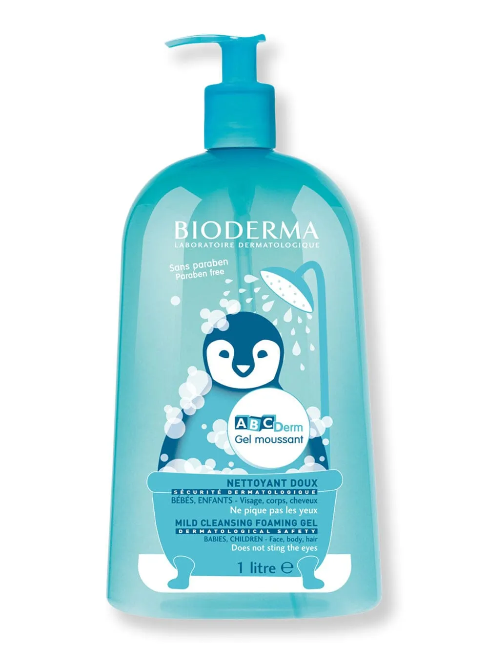 Bioderma ABCDerm Foaming Gel 33.8 fl oz 1 L