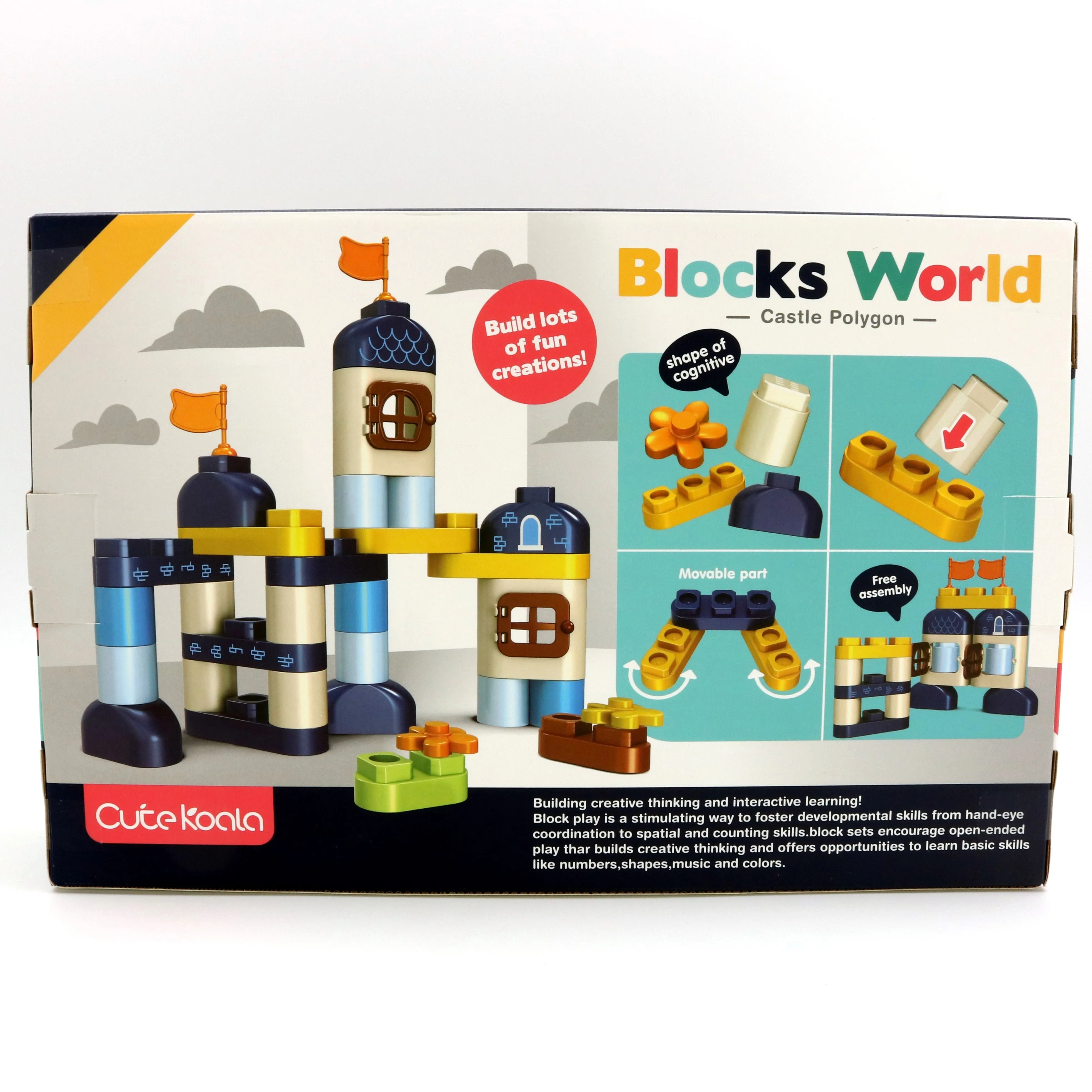 Blocks World Castle Polygon Building Set