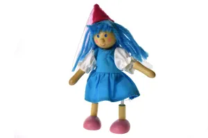 Blue Fairy Wooden Flexi Doll