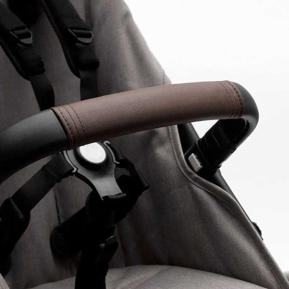 Bugaboo Fox2 Complete Stroller - Mineral Taupe Sun Canopy & Mineral Taupe Fabrics on Black Chassis
