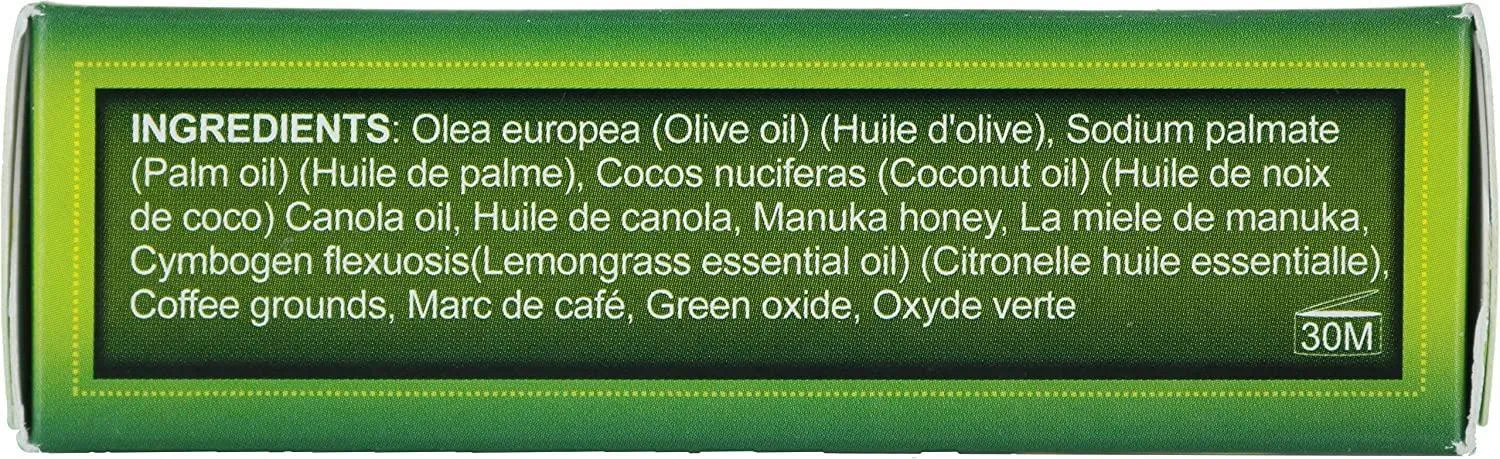BunchaFarmers Manuka Honey & Lemongrass Deodorizing & Refreshing Soap