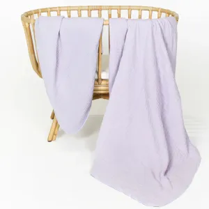 Cloud Muslin Quilt, Lilac