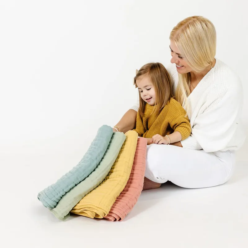 Cloud Muslin Quilt, Rose