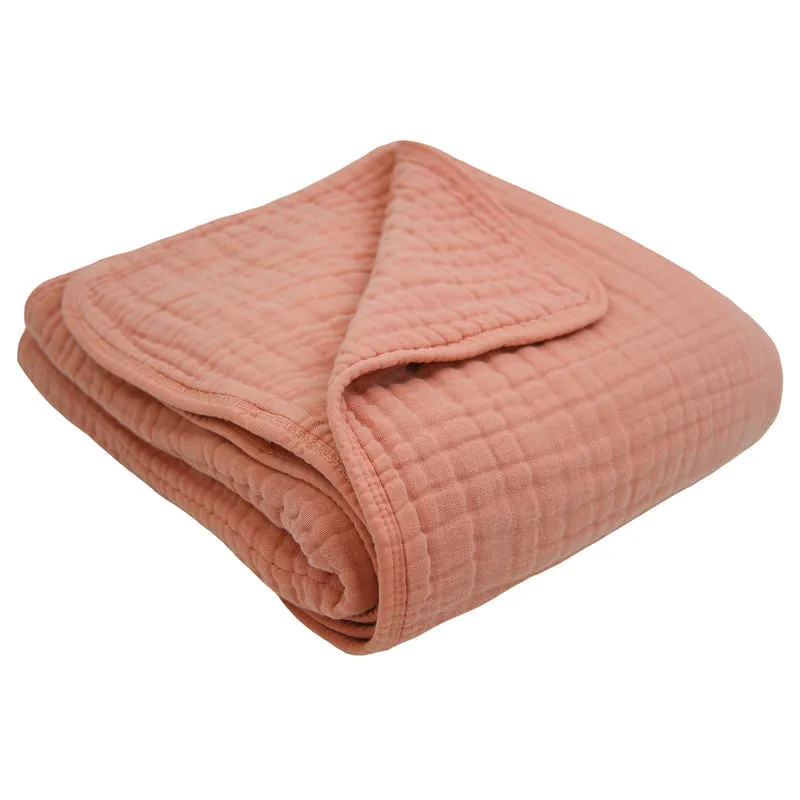 Cloud Muslin Quilt, Rose