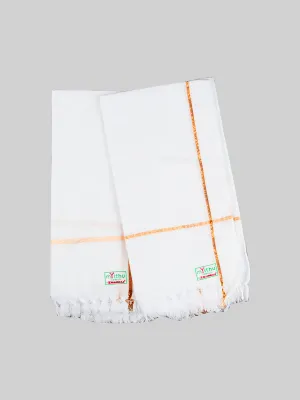 Cotton White Festival Towel (3 Pcs Pack)