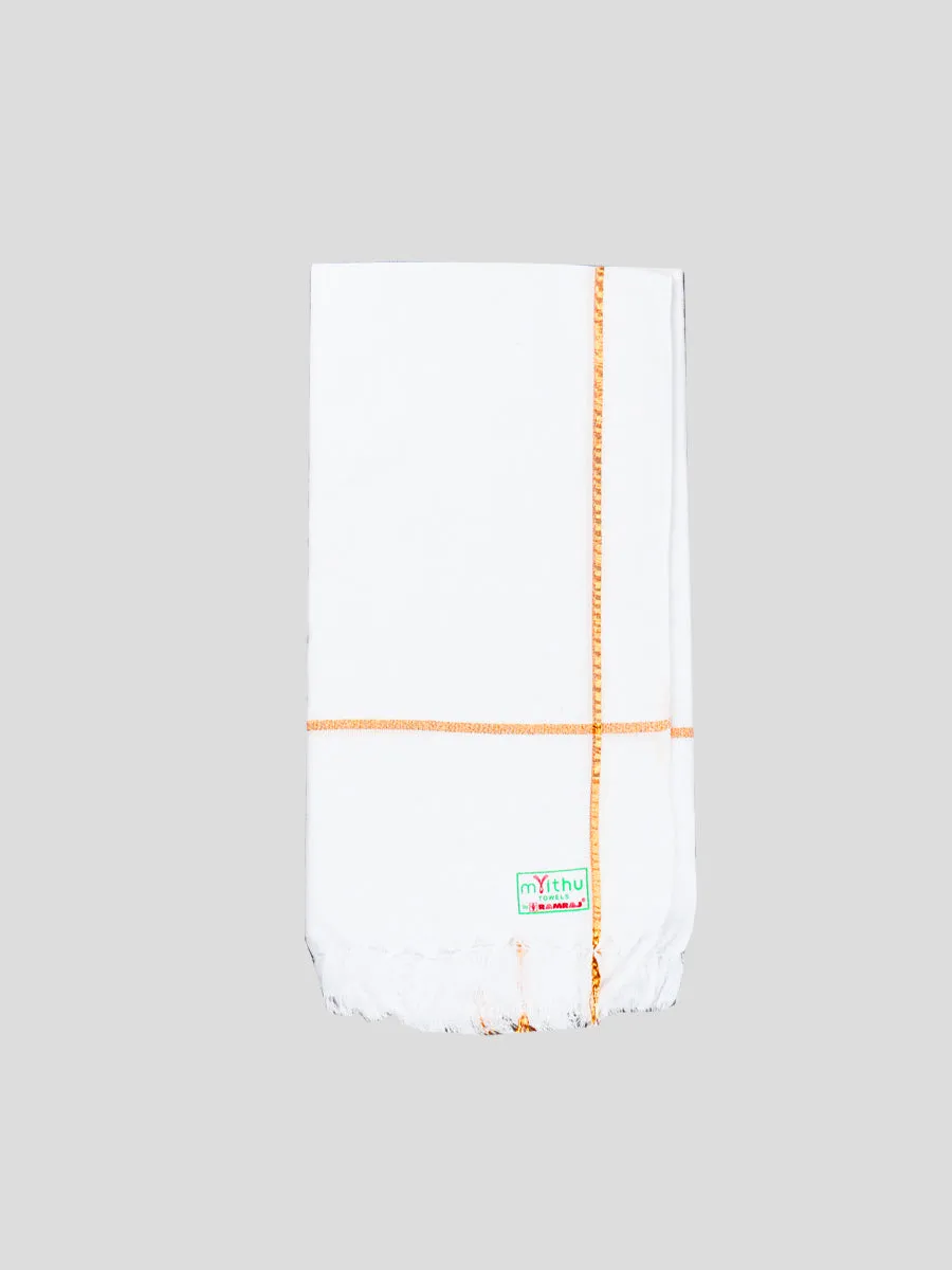 Cotton White Festival Towel (3 Pcs Pack)