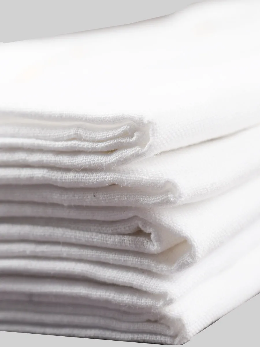 Cotton White Festival Towel (3 Pcs Pack)