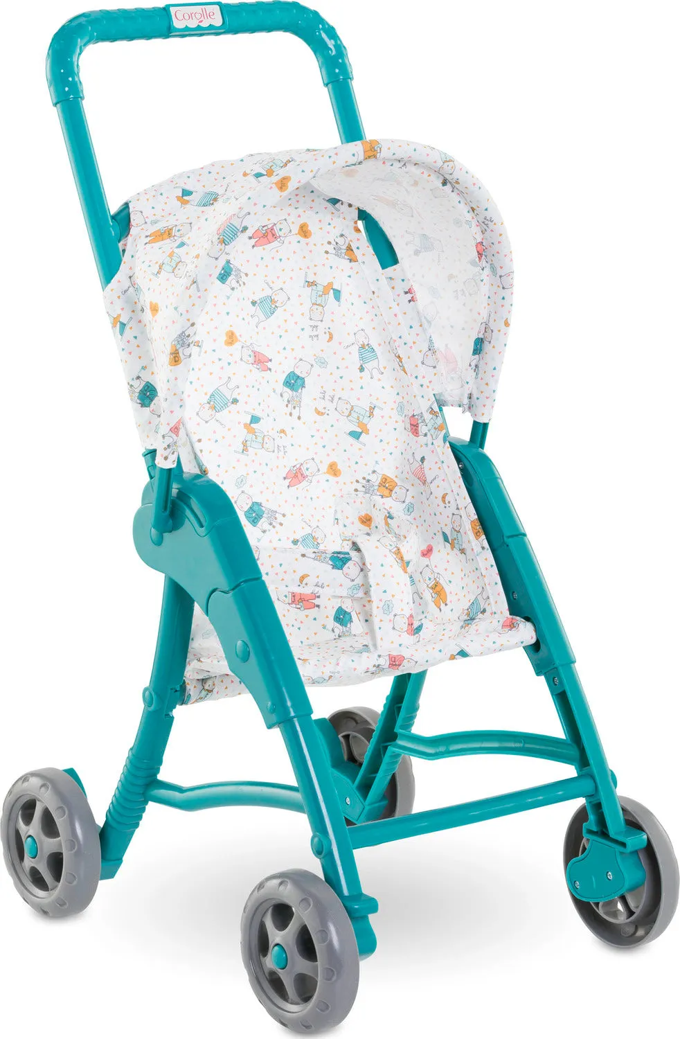 Cyan Stroller for 12" Dolls