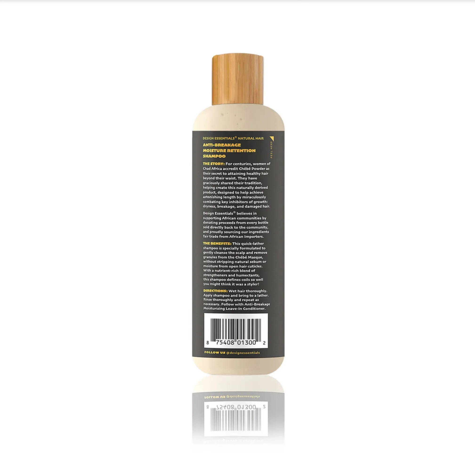 Design Essentials African Chebe Anti-Breakage Moisture Retention Shampoo 12oz
