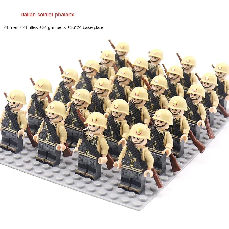Desumei Several Legion New World War Ii Doll Toy Square Array Set Rifle Small Particle Assembly Building Blocks
