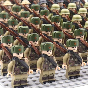 Desumei Several Legion New World War Ii Doll Toy Square Array Set Rifle Small Particle Assembly Building Blocks