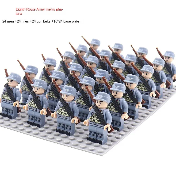 Desumei Several Legion New World War Ii Doll Toy Square Array Set Rifle Small Particle Assembly Building Blocks
